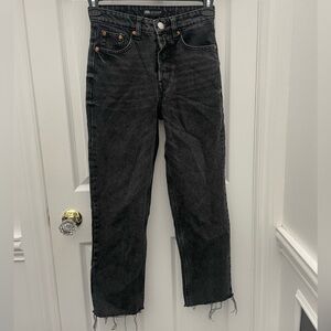 Zara Black High Waisted Jeans